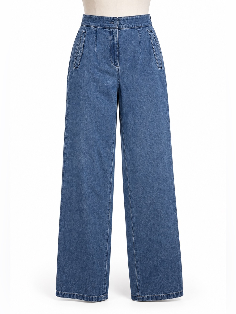 Sézane high-Waist Wide-Leg Women's Jean trousers size 36 (US 4)